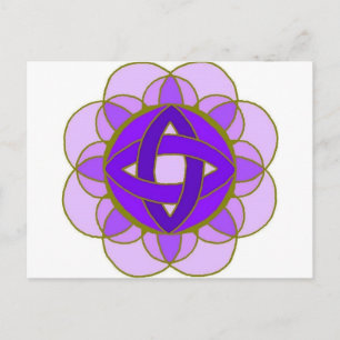 Carte postale "Crown Chakra"