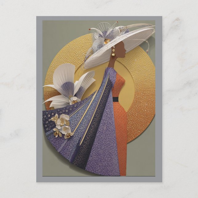 CARTE POSTALE CROWN ELEGANCE #3 (Devant)