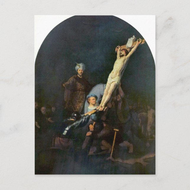 Carte Postale Crucifixion 2 par Rembrandt Harmenszoon van Rijn (Devant)