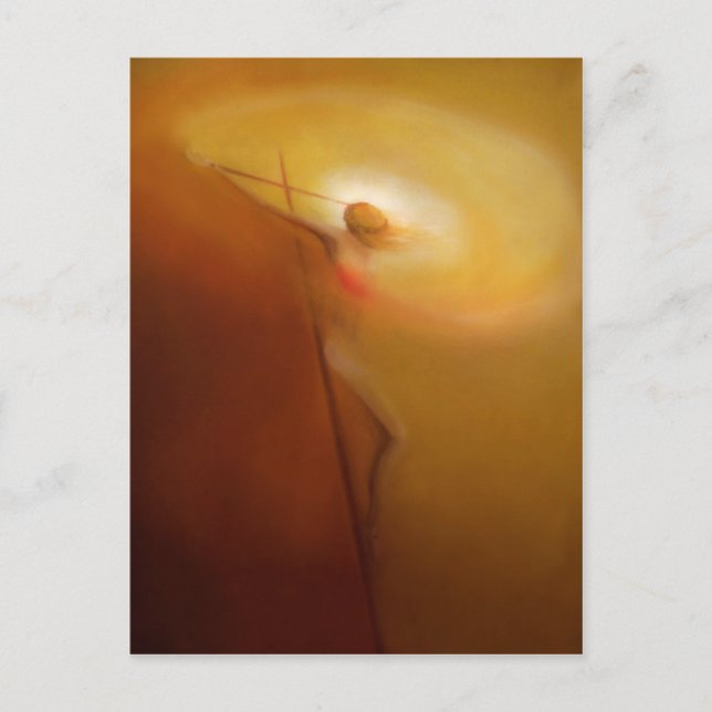 Carte Postale Crucifixion : Christ Dessinant Tout pour Lui-même (Devant)