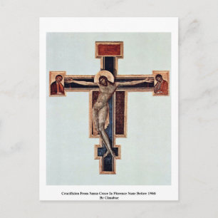 Carte Postale Crucifixion De Père Noël Croce Dans L'État De Flor