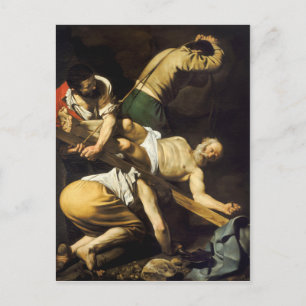Carte Postale Crucifixion de Saint Pierre - Caravaggio