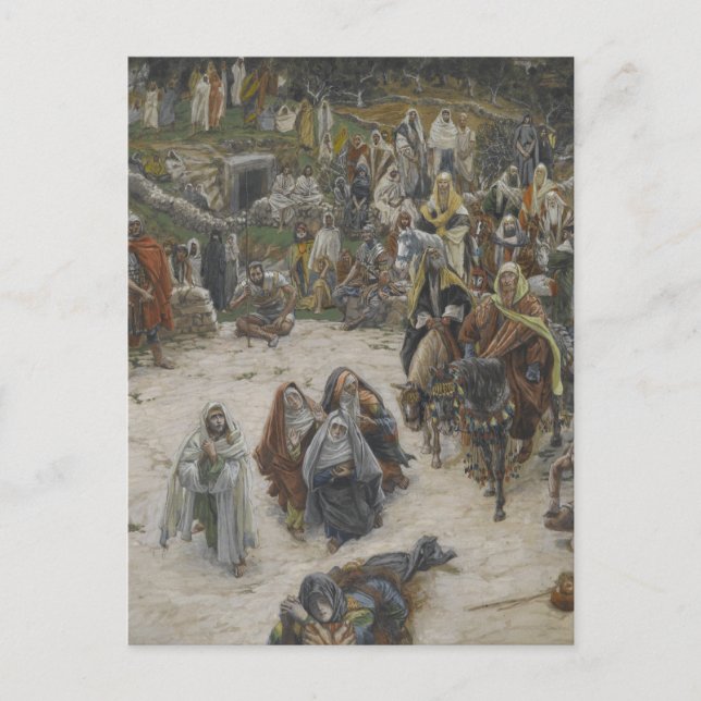 Carte Postale crucifixion vue de la croix James Tissot (Devant)