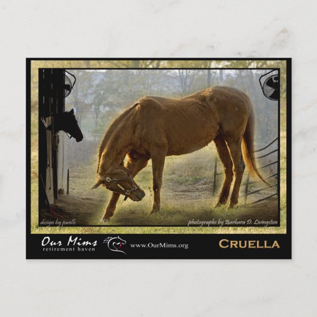 Carte postale Cruella (Devant)