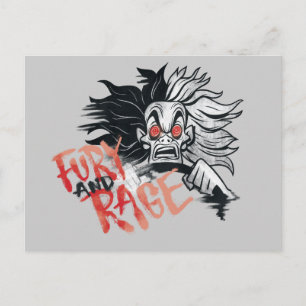 Carte Postale Cruella De Vil   Furie et rage