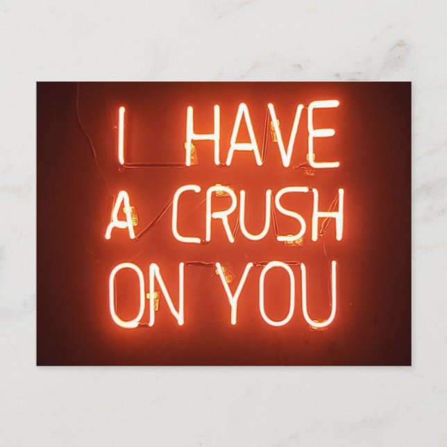 Carte Postale Crush sur toi (Devant)