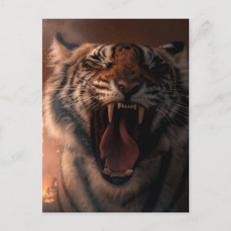 Carte Postale Crying Tiger