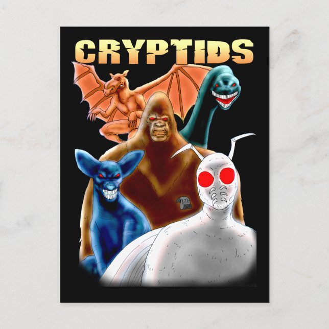 Carte Postale Cryptides (Devant)