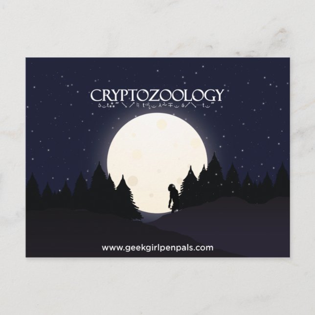 Carte postale Cryptozoologie (Devant)