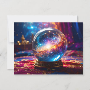 Carte Postale Crystal Ball - Je Vois Un Événement Cosmique Dans