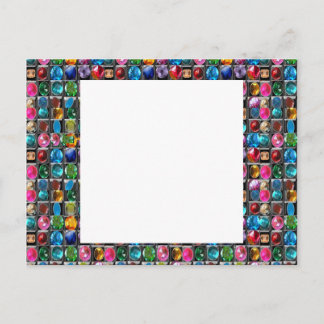 Carte Postale CRYSTAL GEM PEARL FRAME BLANKS : do-it-yourself 20