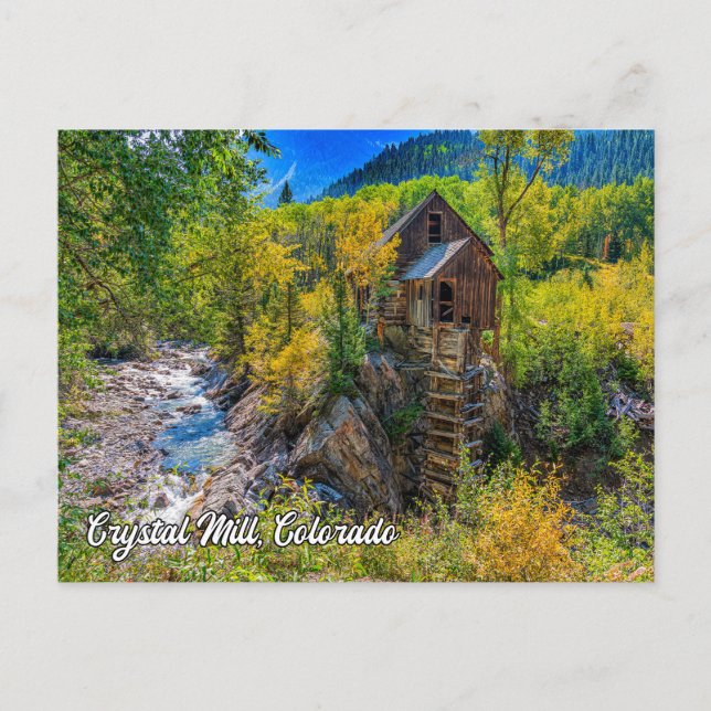 Carte Postale Crystal Mill, Crystal, Colorado (Devant)