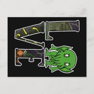 Carte postale Cthulhu LOVE