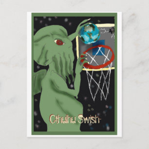 Carte Postale Cthulhu Swish Postcard