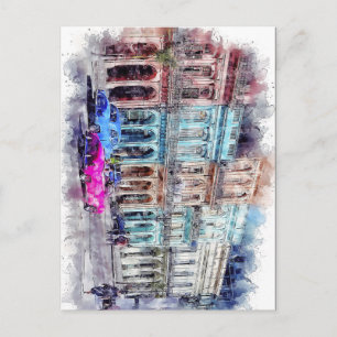 Carte Postale Cuba Havana Cuba Vieux Car Plage Caraïbes