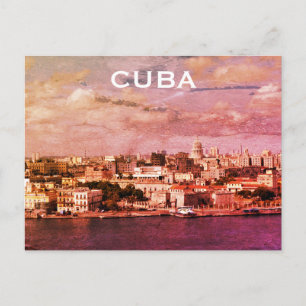 Carte Postale Cuba Havana Vintage voyage Tourism Ajouter