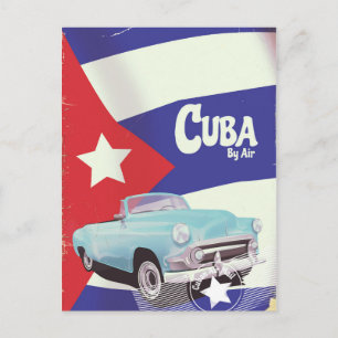 Carte Postale Cuba par avion