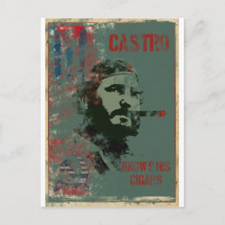 Carte Postale Cuba Propagande Castro