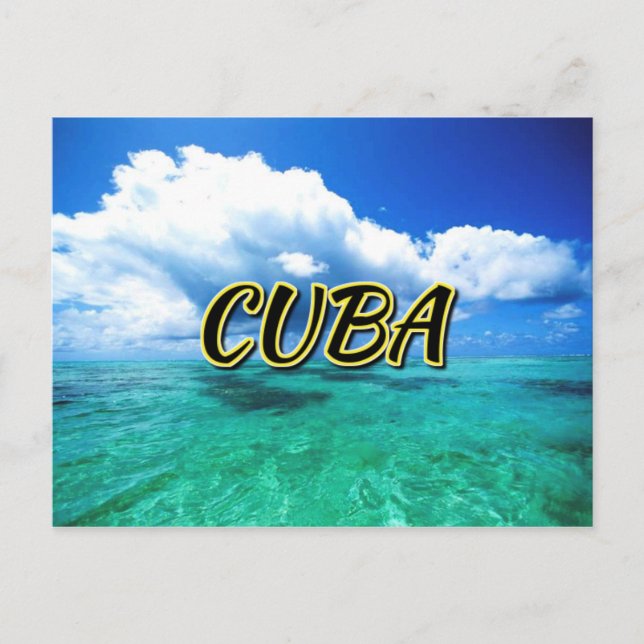 Carte Postale Cuba sea sky (Devant)