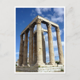 Carte Postale cube de temple de zeus