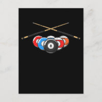 Cue Billard Boules Retro 8 Boule Joueur