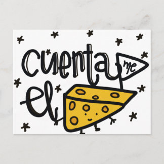 Carte Postale Cuenta me el queso.t