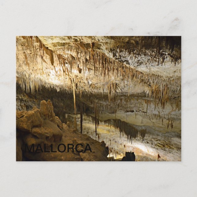 Carte Postale cuevas postales del drach en Porto Cristo, Majorqu (Devant)