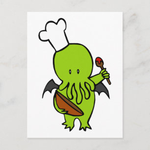 Carte Postale Cuire Avec Le Cthulhu