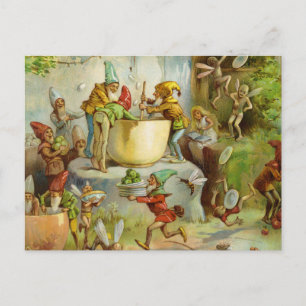 Carte Postale Cuisine Dans La Cuisine Gnome