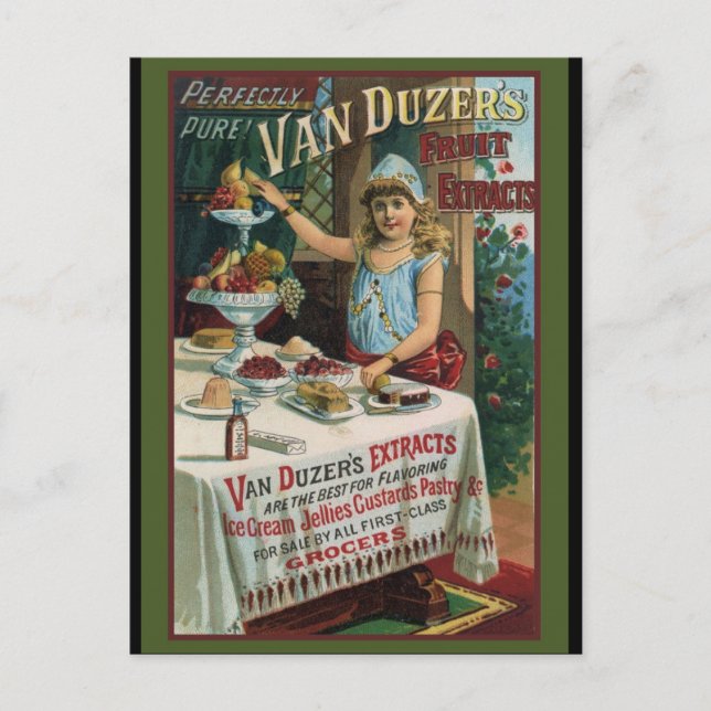 Carte Postale Cuisine d'extraction de fruits (Devant)