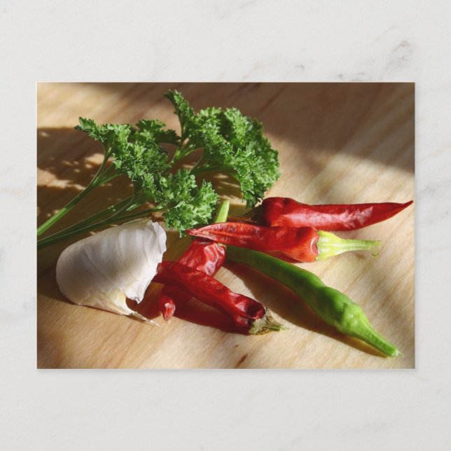 Carte Postale Cuisine épicée (Devant)