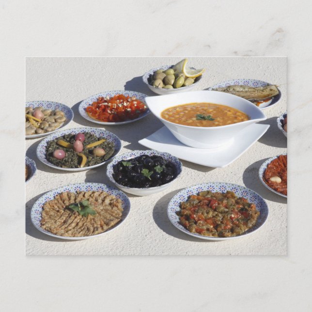 Carte Postale Cuisine marocaine - Tagine marocaine (Devant)