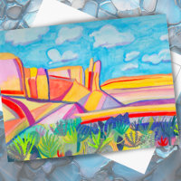 Cuisine Mesa Wacky Watercolor Art