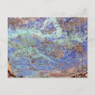 Carte Postale Cuivre bleu