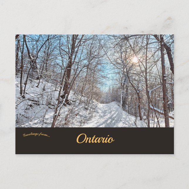 Carte Postale Culham Trail Mississauga Ontario (Devant)