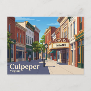 Carte Postale Culpeper États-Unis