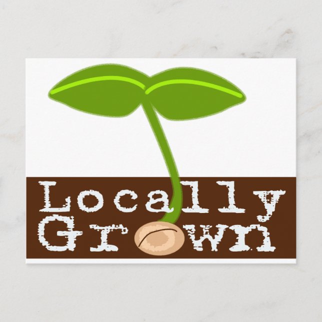 Carte Postale Cultivé localement (Devant)
