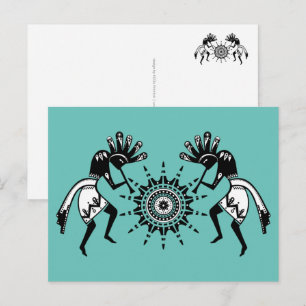 Carte Postale Culture des Amérindiens - Danse du Soleil Kokopell