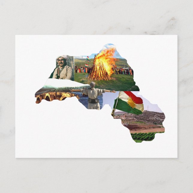 Carte Postale culture kurdistane (Devant)