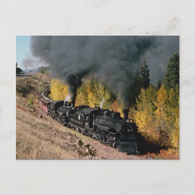 Carte Postale Cumbres et Toltec Railroad, no 487 et no 484m, (Devant)