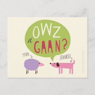 Carte postale Cumbrian Owz It Gaan