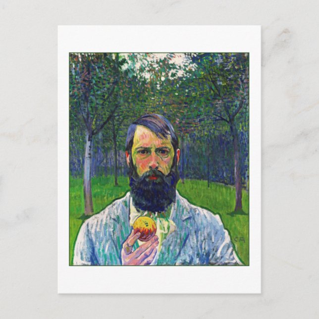 Carte Postale Cuno Amiet (Autoportrait) (Devant)