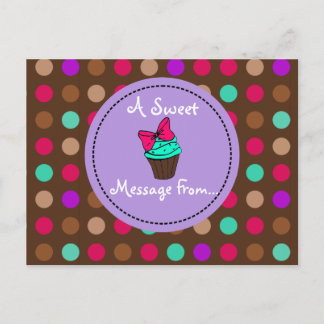 Carte postale Cupcake