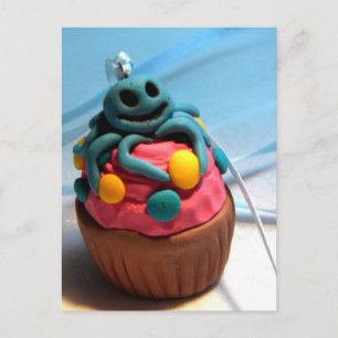 Carte Postale Cupcake au calmar