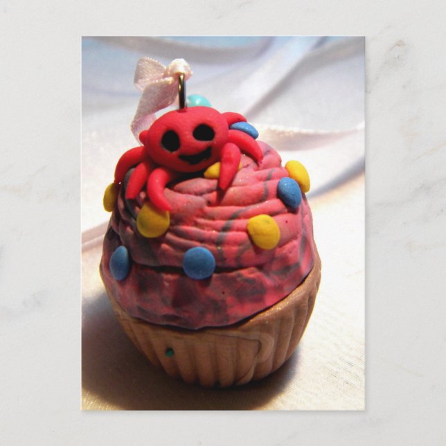 Carte Postale Cupcake de crabe (Devant)