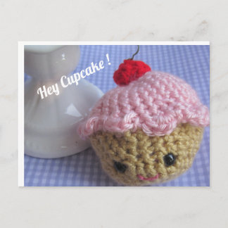 Carte postale cupcake kawaii