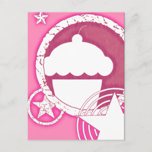 Carte Postale cupcake punk
