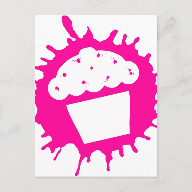 Carte Postale cupcake splatz (Devant)