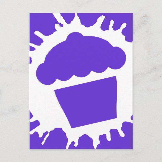 Carte Postale cupcake splatz (Devant)