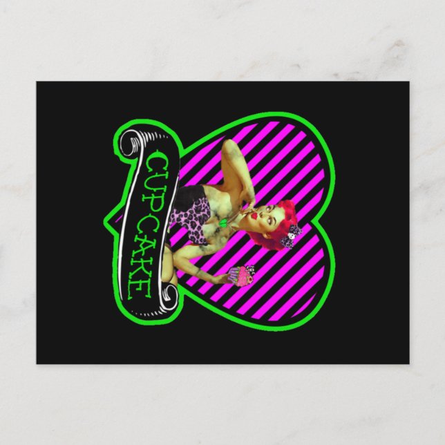 Carte Postale Cupcake Zombie (Devant)